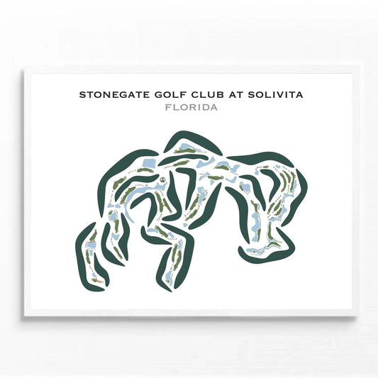 Stonegate Golf Club at Solivita, Florida - Printed Golf Courses
