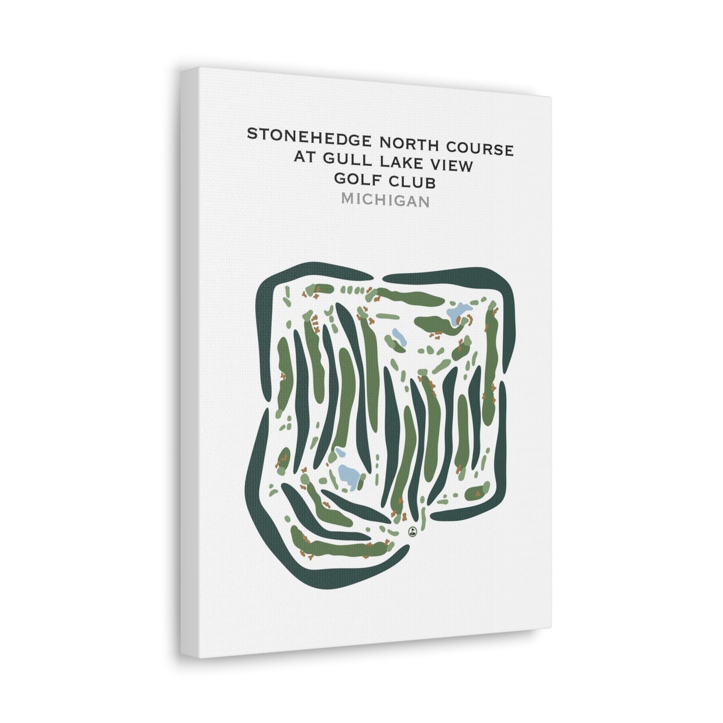 Stonehedge North Course at Gull Lake View Golf Club, Michigan - Printed Golf Courses
