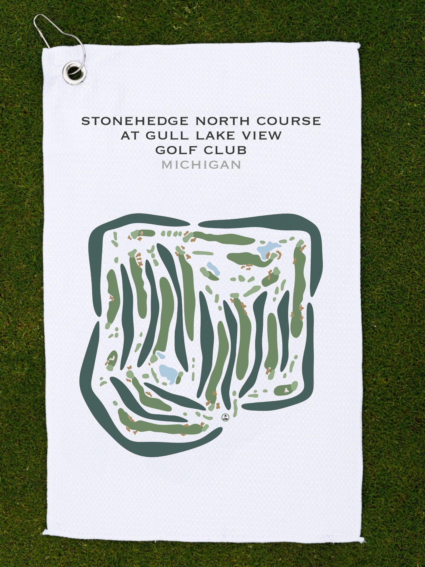 Stonehedge North Course at Gull Lake View Golf Club, Michigan - Printed Golf Courses