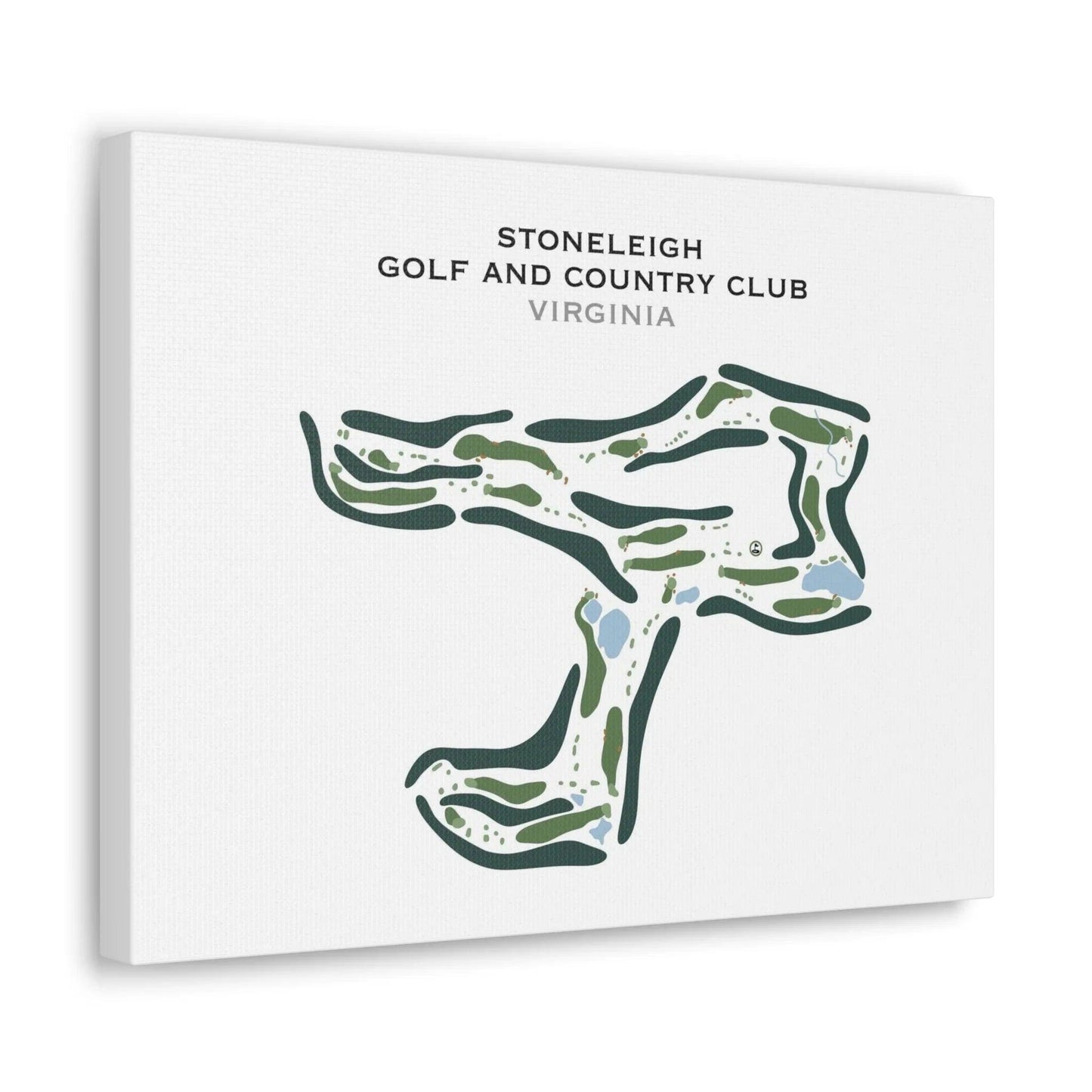 Stoneleigh Golf and Country Club, Virginia - Printed Golf Course