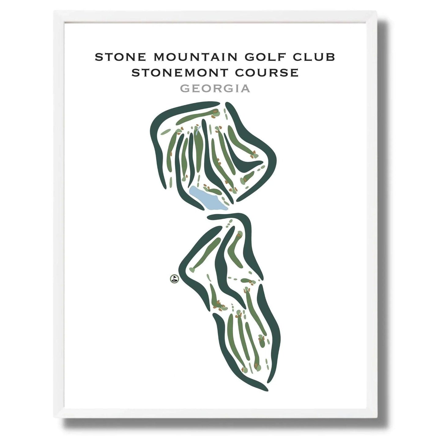 Stone Mountain Golf Club, Stonemont Course, Georgia - Printed Golf Courses