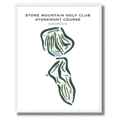Stone Mountain Golf Club, Stonemont Course, Georgia - Printed Golf Courses