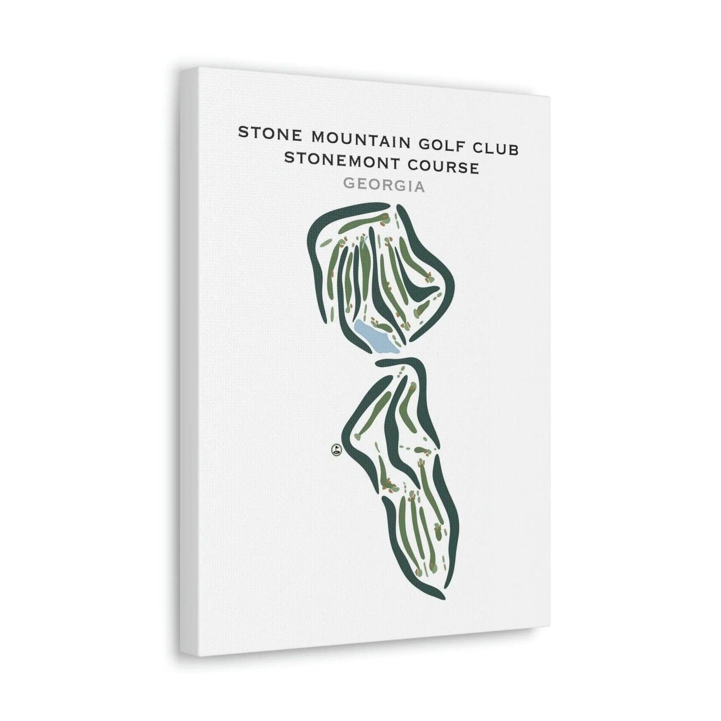 Stone Mountain Golf Club, Stonemont Course, Georgia - Printed Golf Courses