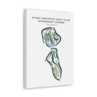 Stone Mountain Golf Club, Stonemont Course, Georgia - Printed Golf Courses