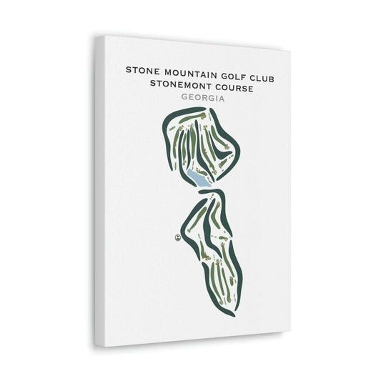 Stone Mountain Golf Club, Stonemont Course, Georgia - Printed Golf Courses
