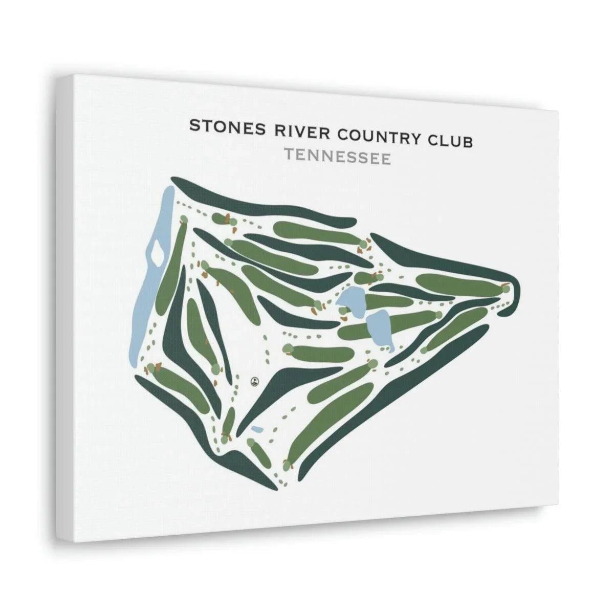 Stones River Country Club, Tennessee - Printed Golf Courses