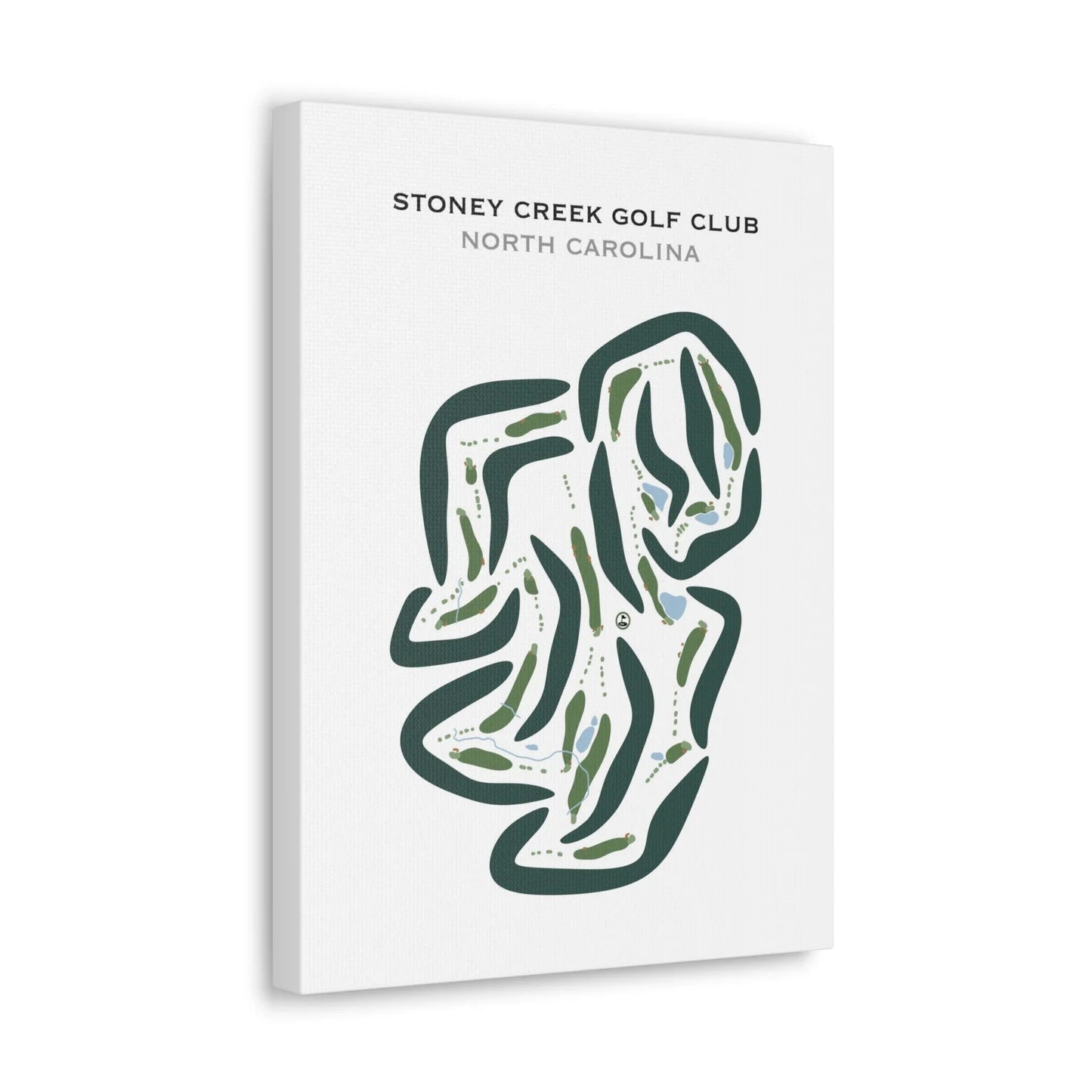 Stoney Creek Golf Club, Whitsett, North Carolina - Printed Golf Courses