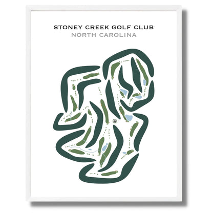 Stoney Creek Golf Club, Whitsett, North Carolina - Printed Golf Courses