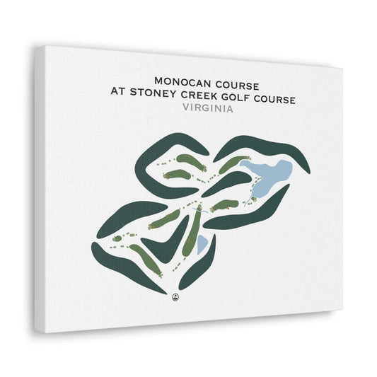 Stoney Creek Golf Course at Wintergreen Resort, Monocan Course, Virginia - Printed Golf Courses