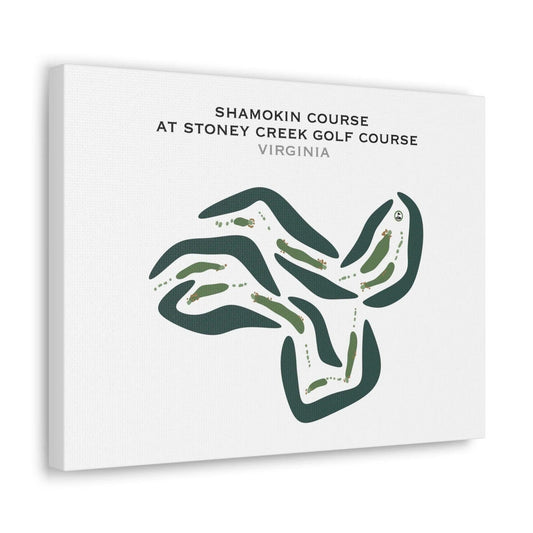 Stoney Creek Golf Course at Wintergreen Resort, Shamokin Course, Virginia - Printed Golf Courses