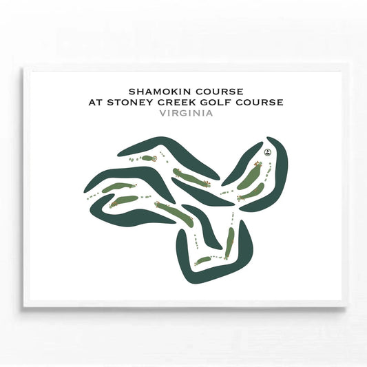 Stoney Creek Golf Course at Wintergreen Resort, Shamokin Course, Virginia - Printed Golf Courses