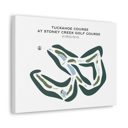 Stoney Creek Golf Course at Wintergreen Resort, Tuckahoe Course, Virginia - Printed Golf Courses