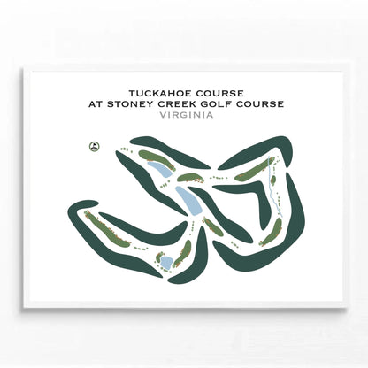 Stoney Creek Golf Course at Wintergreen Resort, Tuckahoe Course, Virginia - Printed Golf Courses