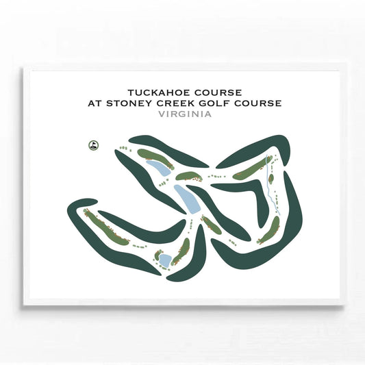 Stoney Creek Golf Course at Wintergreen Resort, Tuckahoe Course, Virginia - Printed Golf Courses