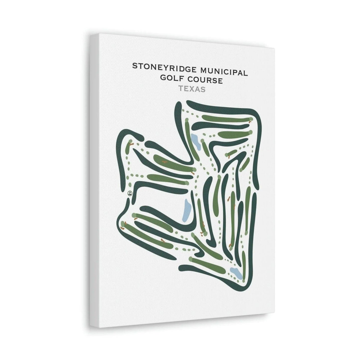 Stoneyridge Municipal Golf Course, Texas - Printed Golf Courses