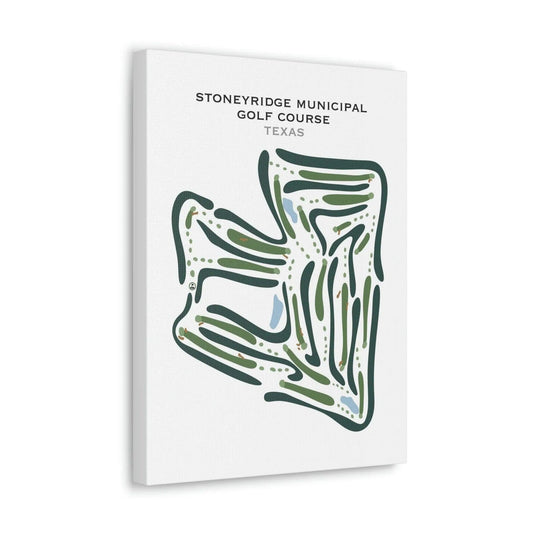 Stoneyridge Municipal Golf Course, Texas - Printed Golf Courses