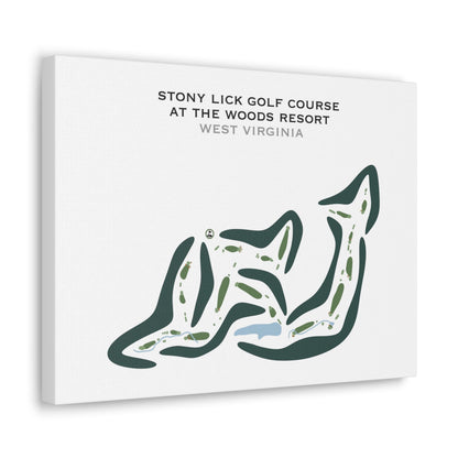 Stony Lick Golf Course at The Woods Resort, West Virginia - Printed Golf Courses