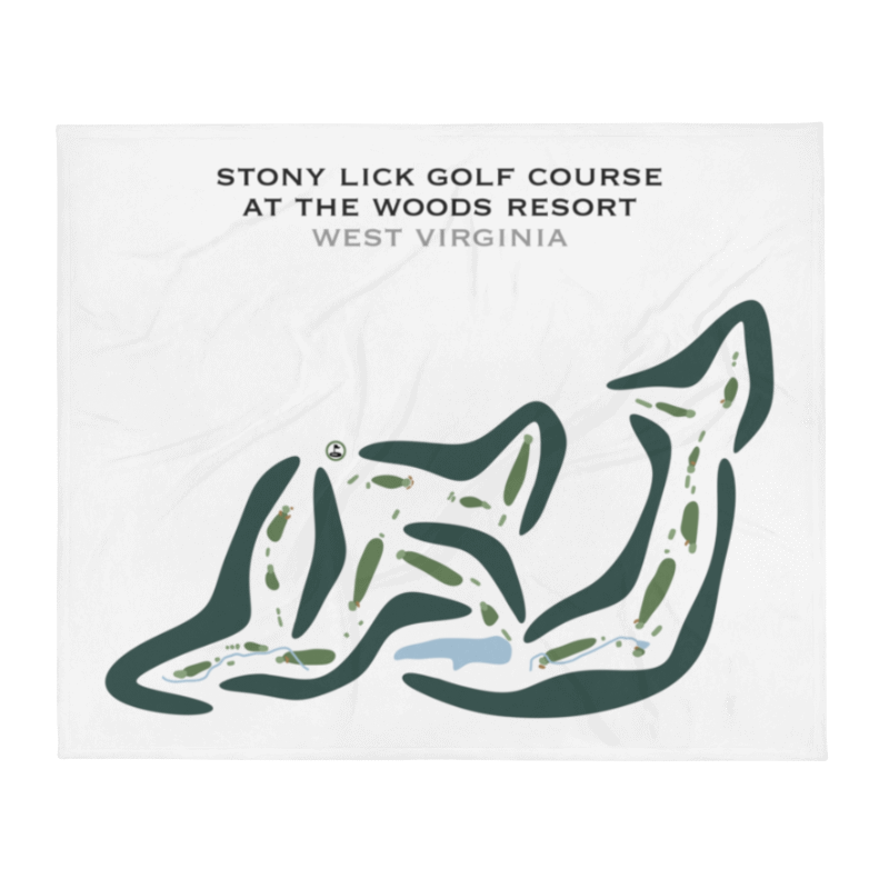 Stony Lick Golf Course at The Woods Resort, West Virginia - Printed Golf Courses