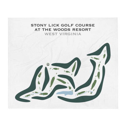 Stony Lick Golf Course at The Woods Resort, West Virginia - Printed Golf Courses