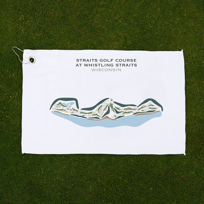 Straits Golf Course at Whistling Straits, Wisconsin - Printed Golf Courses