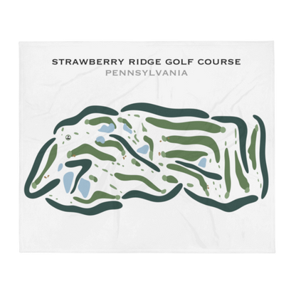 Strawberry Ridge Golf Course, Pennsylvania - Printed Golf Courses
