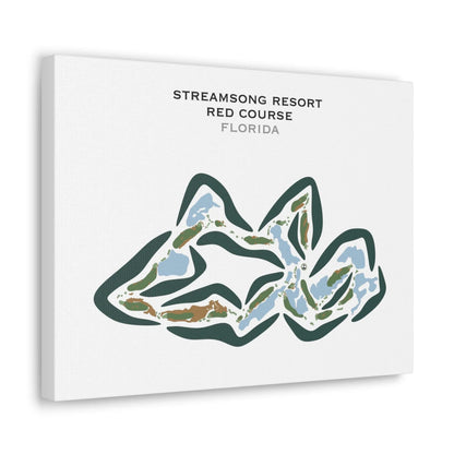 Streamsong Resort, Red Course, Florida - Printed Golf Courses