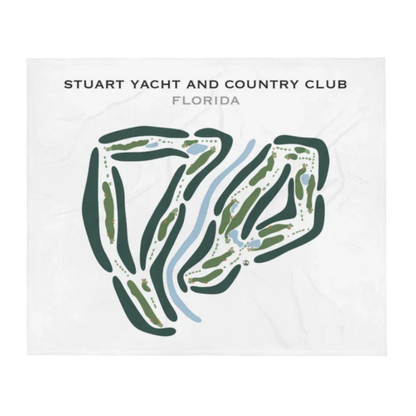Stuart Yacht & Country Club, Florida - Printed Golf Courses