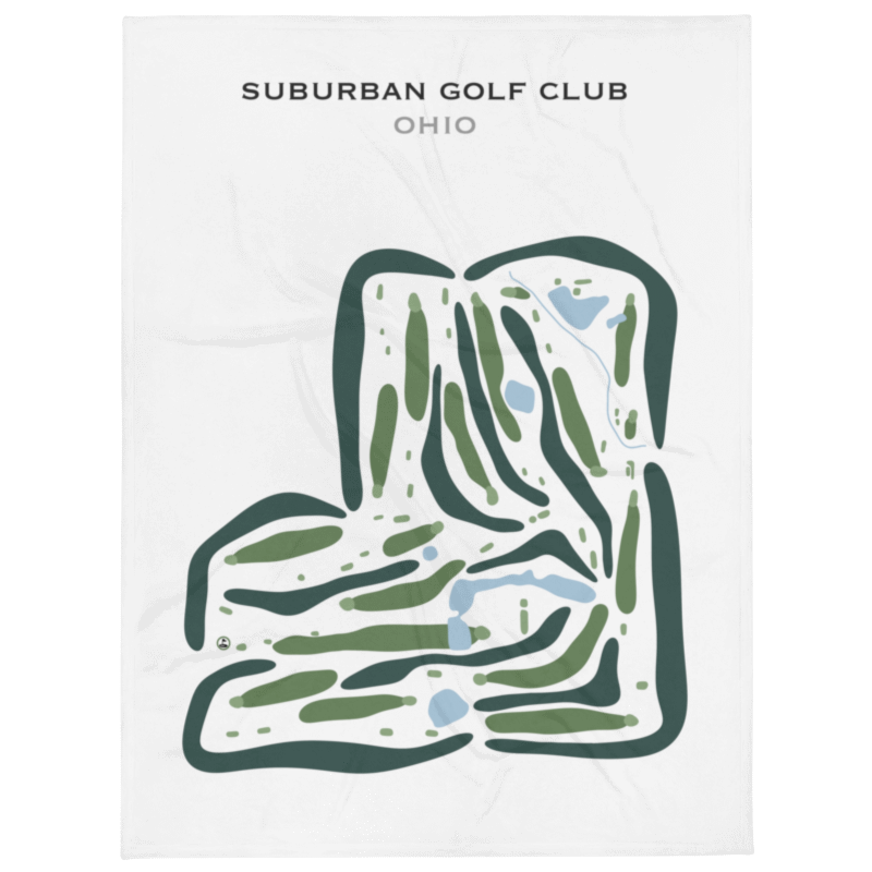 Suburban Golf Club, Ohio - Printed Golf Courses