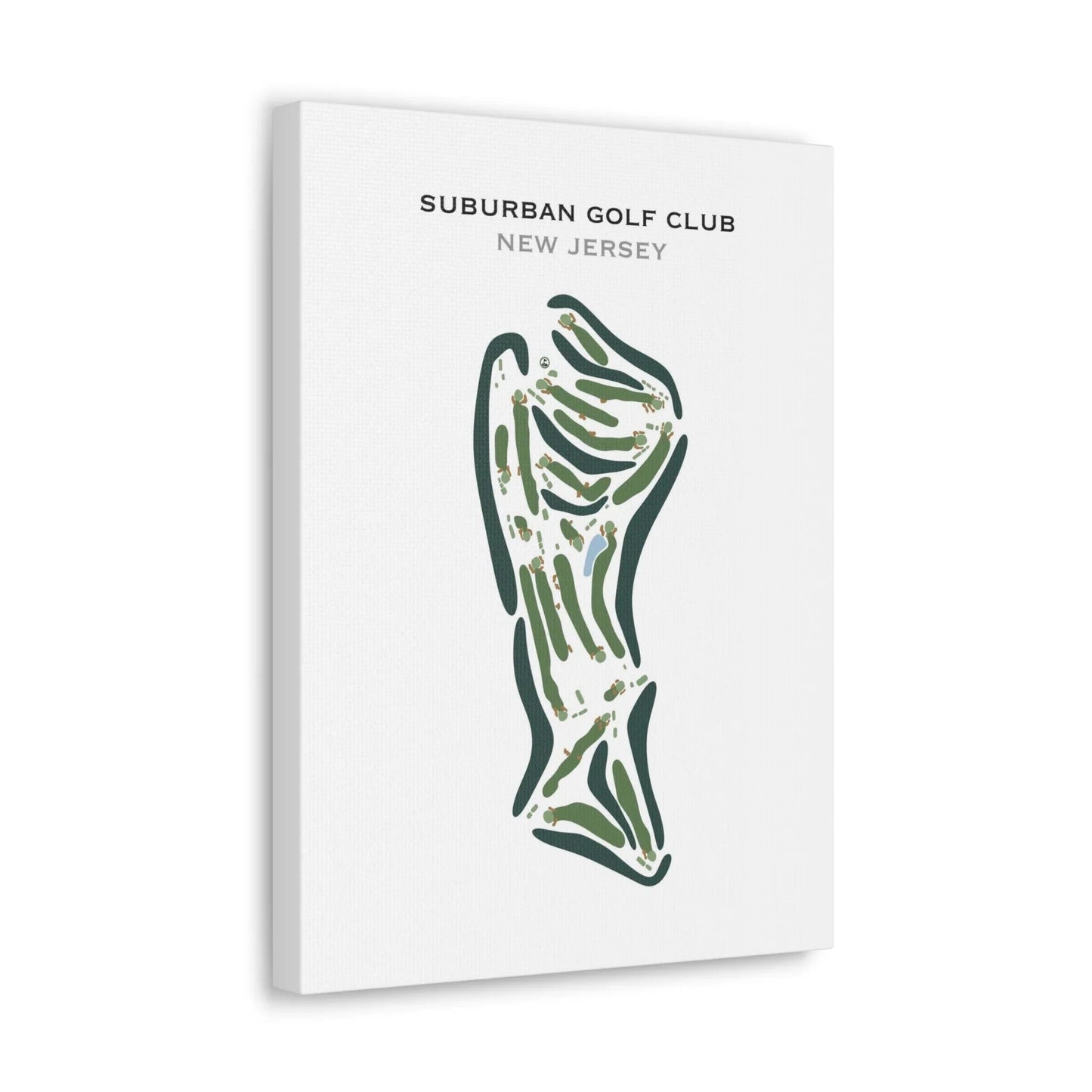 Suburban Golf Club, New Jersey - Printed Golf Courses