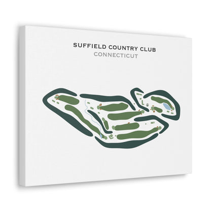 Suffield Country Club, Connecticut - Printed Golf Courses