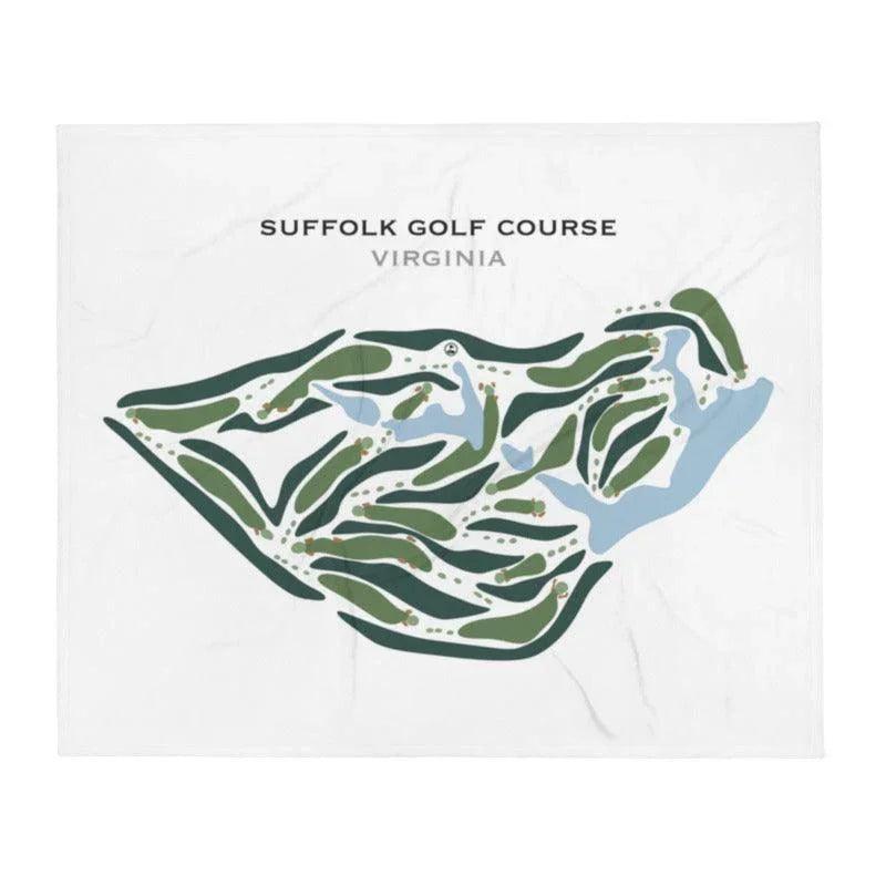 Suffolk Golf Course, Virginia - Printed Golf Courses