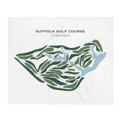 Suffolk Golf Course, Virginia - Printed Golf Courses