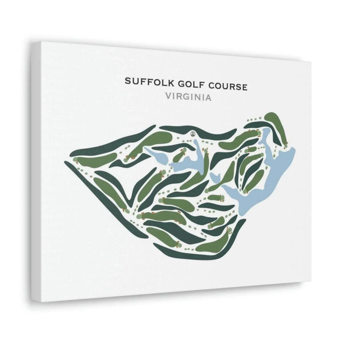 Suffolk Golf Course, Virginia - Printed Golf Courses