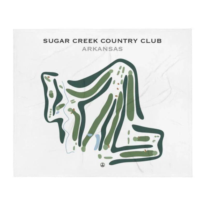 Sugar Creek Country Club, Arkansas - Printed Golf Course