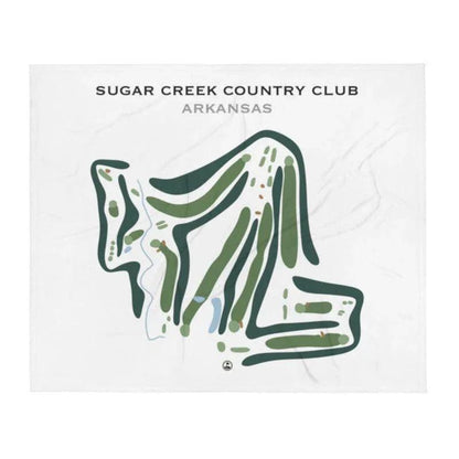 Sugar Creek Country Club, Arkansas - Printed Golf Course