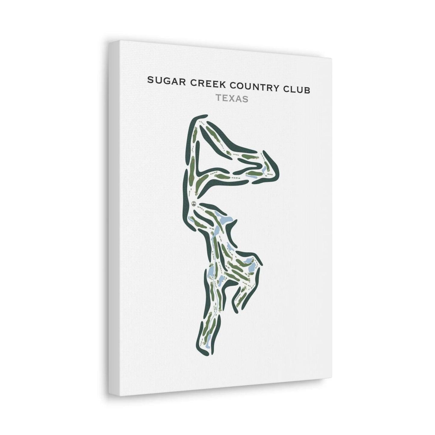Sugar Creek Country Club, Texas - Printed Golf Course
