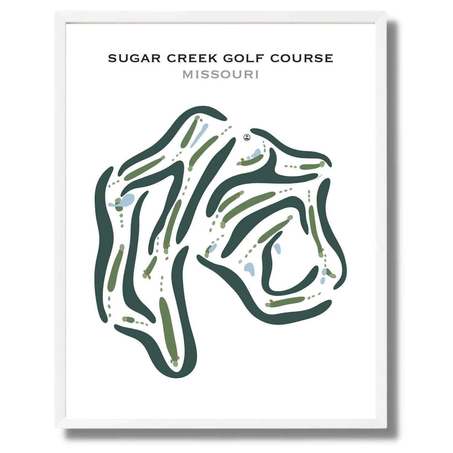 Sugar Creek Golf Course, Missouri - Printed Golf Courses