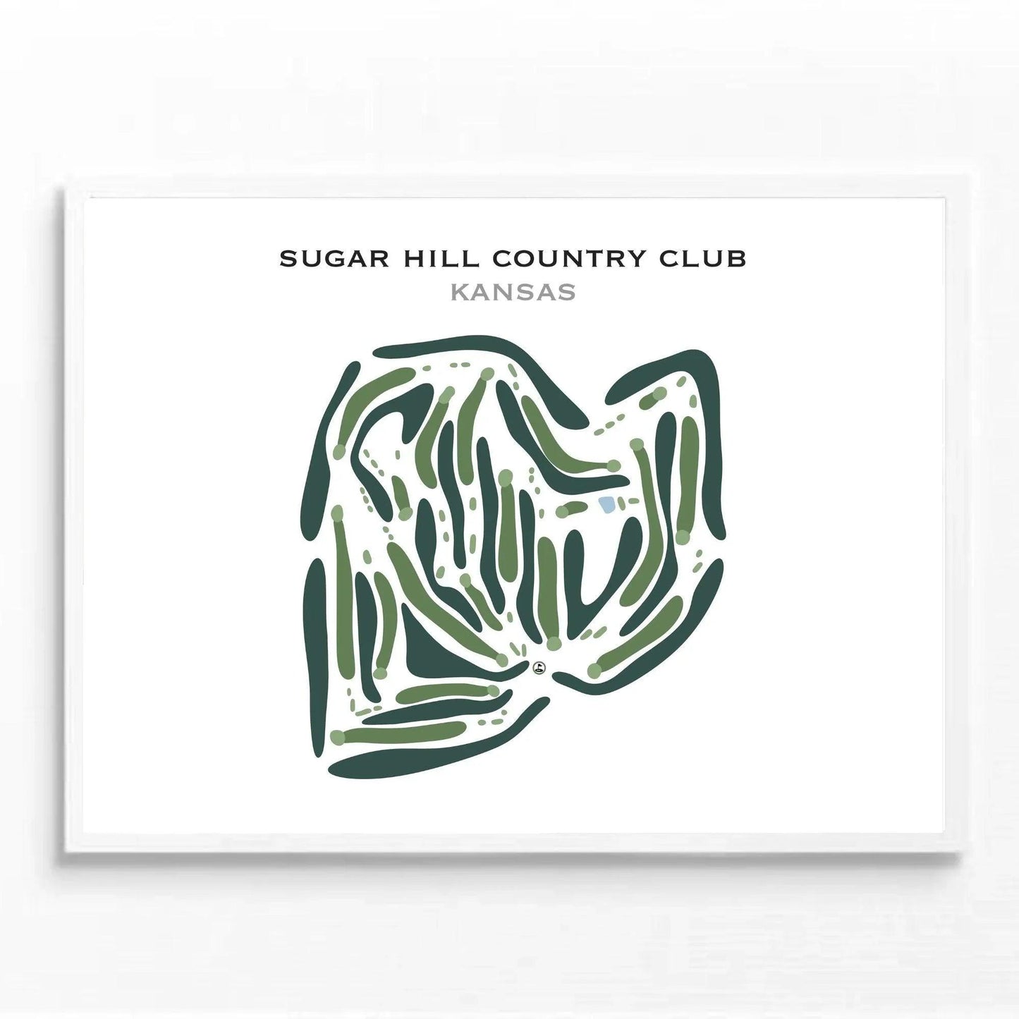 Sugar Hill Country Club, Kansas - Printed Golf Course