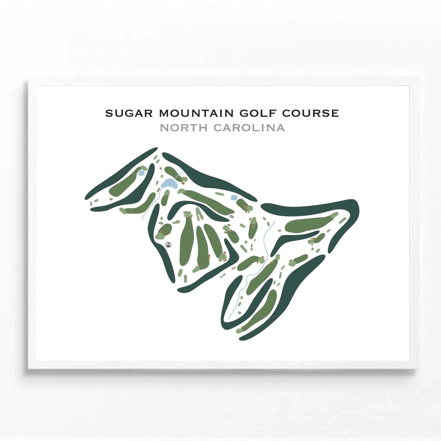 Sugar Mountain Golf Course, North Carolina - Printed Golf Course
