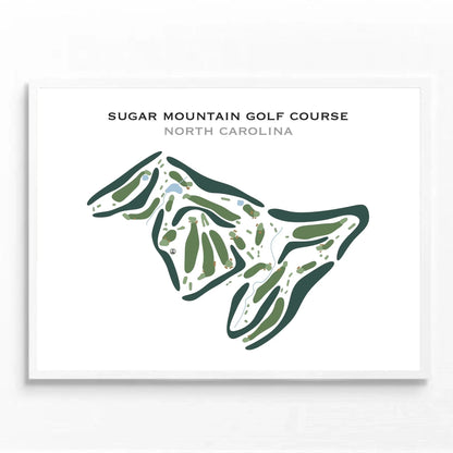 Sugar Mountain Golf Course, North Carolina - Printed Golf Course