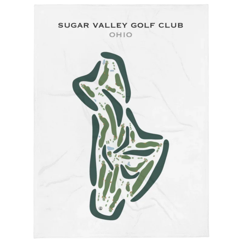 Sugar Valley Golf Club, Ohio - Printed Golf Courses