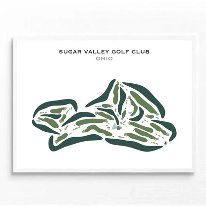 Sugar Valley Golf Club, Ohio (NEW) - Printed Golf Courses
