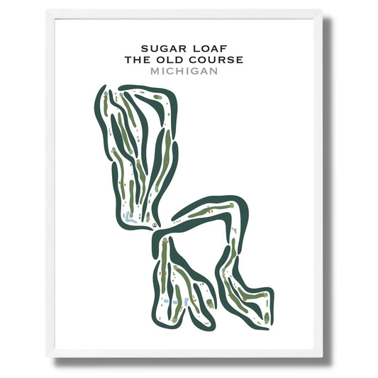 Sugar Loaf The Old Course, Michigan - Printed Golf Courses