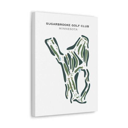 Sugarbrooke Golf Club, Minnesota - Printed Golf Course
