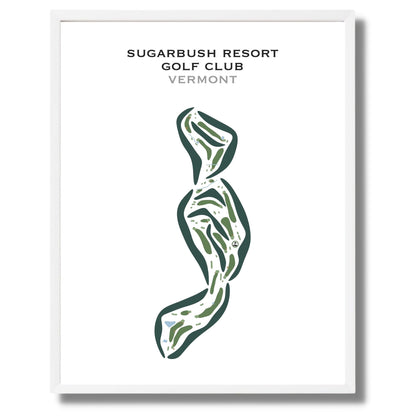 Sugarbush Resort Golf Club, Vermont - Printed Golf Courses