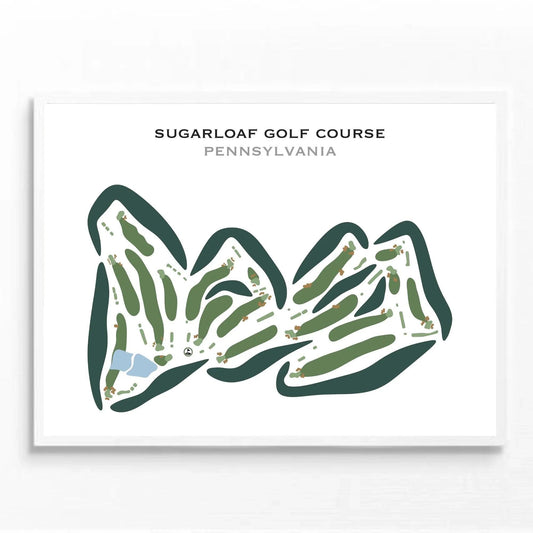 Sugarloaf Golf Club, Pennsylvania - Printed Golf Courses