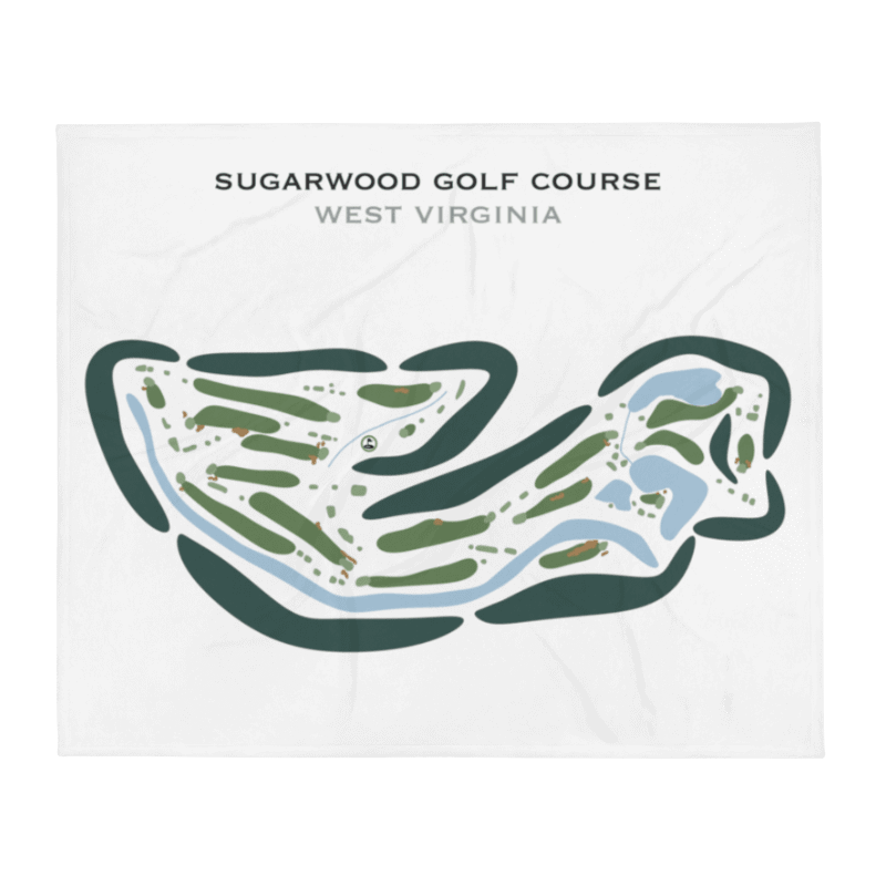 Sugarwood Golf Course, West Virginia - Printed Golf Courses