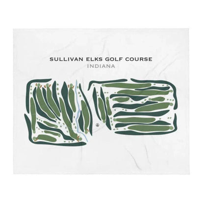 Sullivan Elks Golf Course, Indiana - Printed Golf Courses