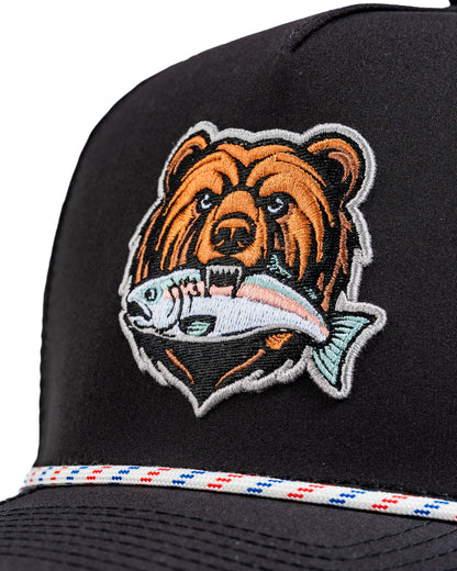 Perforated Rope Hat - Grizzly
