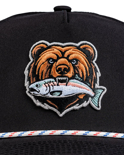 Perforated Rope Hat - Grizzly